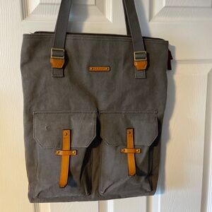 Vintage LL Bean cotton canvas shoulder bag unisex